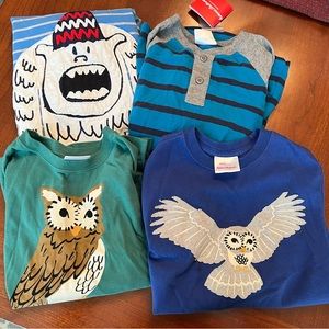 Lot of Four Hannah Anderson, longsleeved T-shirts size 130